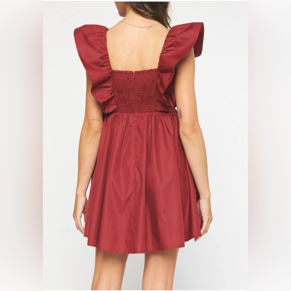 Entro Sunset Ruffle Mini Dress - Picture 5 of 16